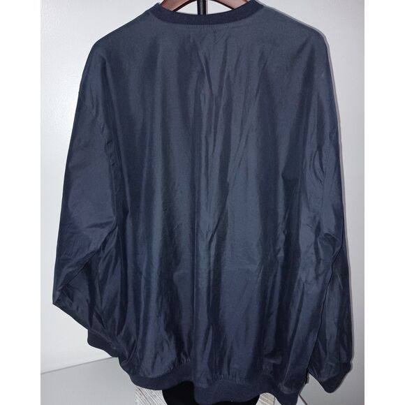 IZOD XFG Performance Enhanced, Navy V-Neck Pullover Windbreaker, Men Size XL - Picture 2 of 5